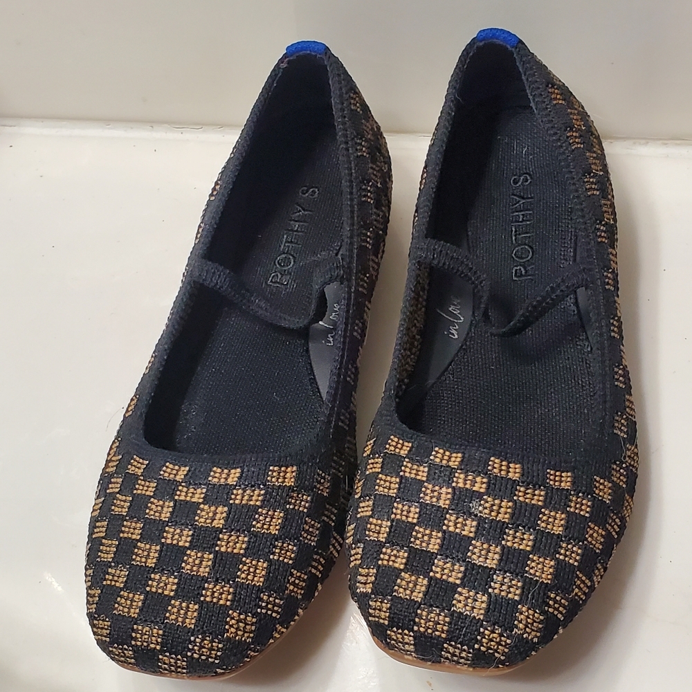 Rothy's Max Square Mary Jane in Night Song Size 6.5